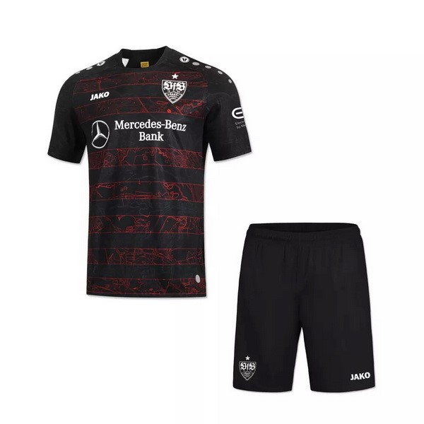 Trikot Stuttgart Auswarts Kinder 2020-21 Schwarz